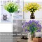 20 Bundles Artificial Flowers for Outdoors Fake Plants Summer Decor